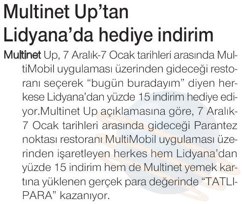 LİDYANADA HEDİYE İNDİRİM