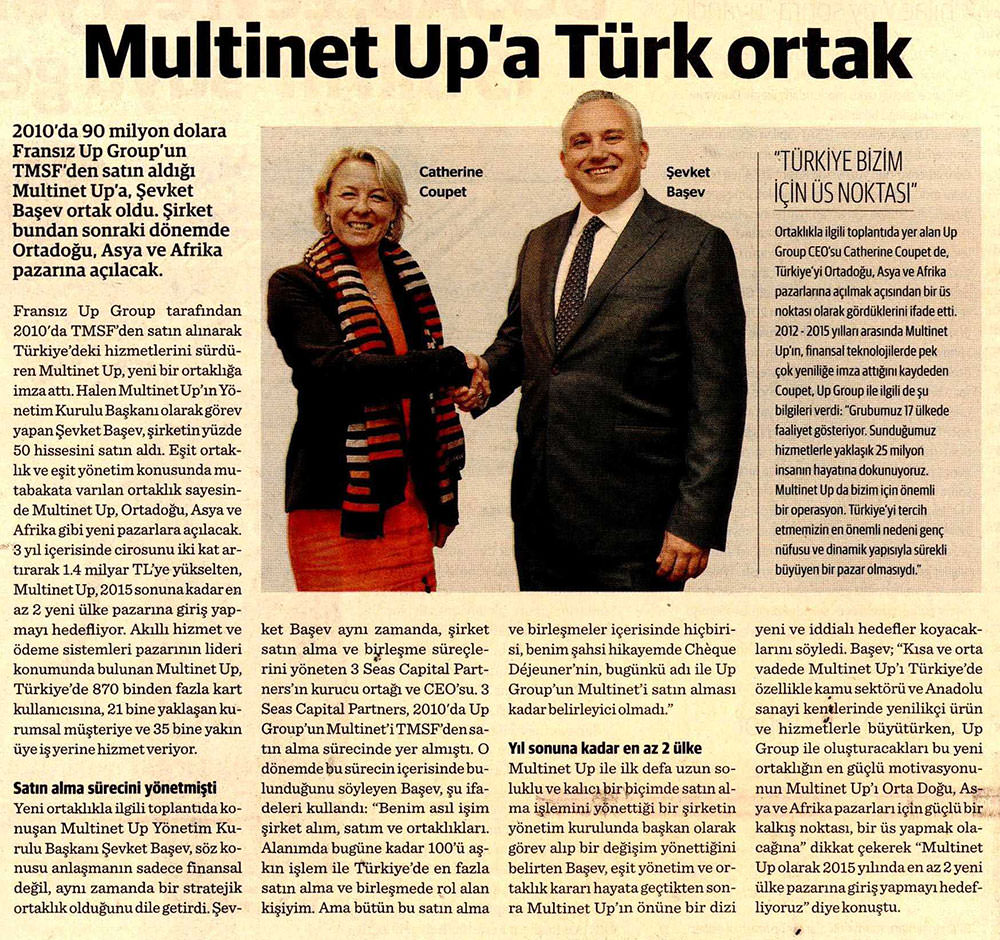 Multinet UP'a Türk Ortak