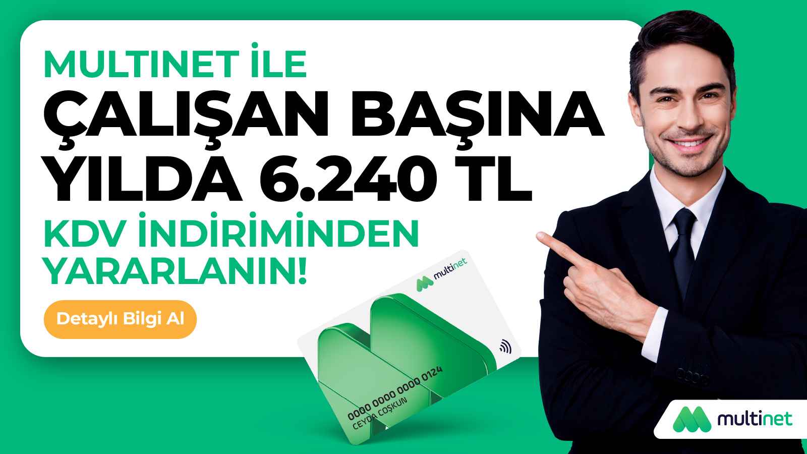 Multinet Yemek Kartı 2025 KDV İndirimi