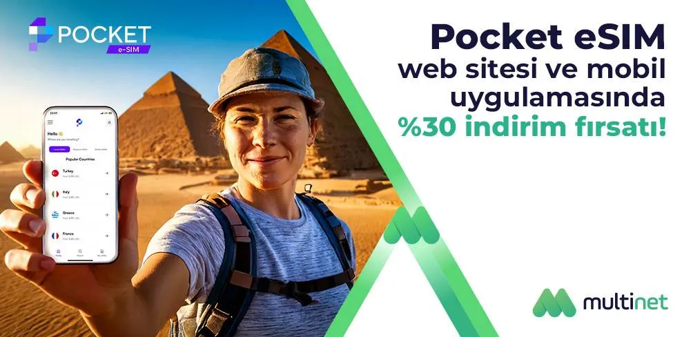 Pocket E-Sim'de İndirim