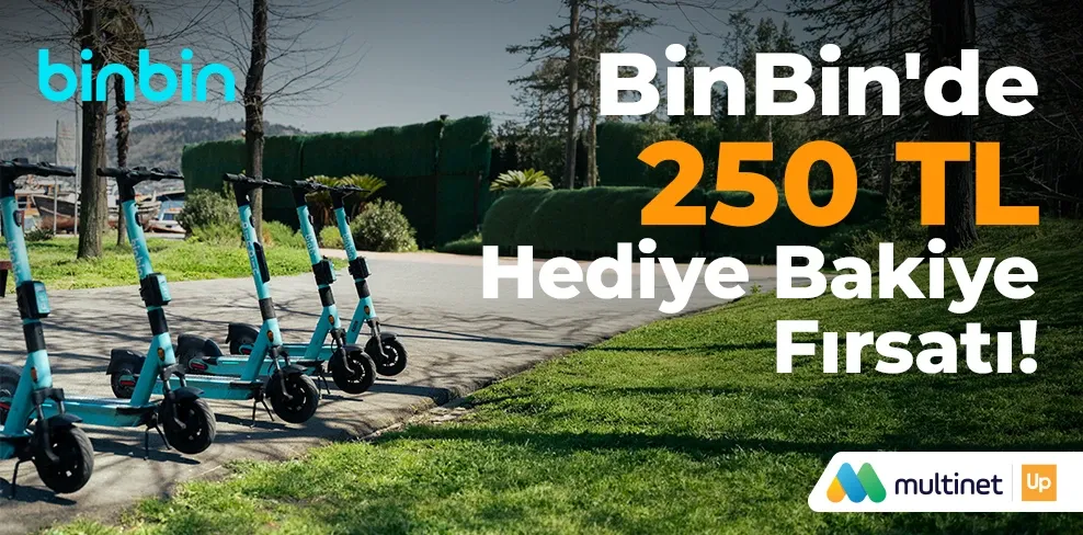 BinBin'de 250 TL İndirim