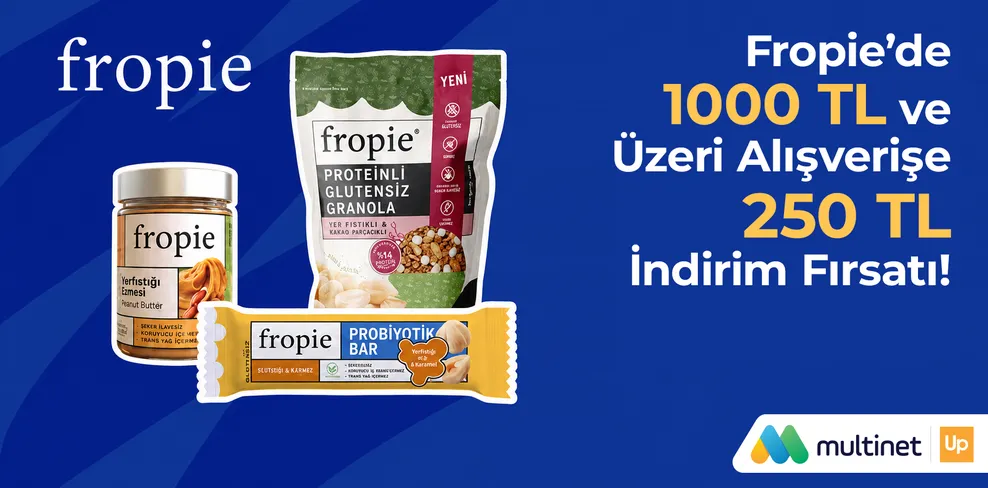 Fropie'de 250 TL İndirim